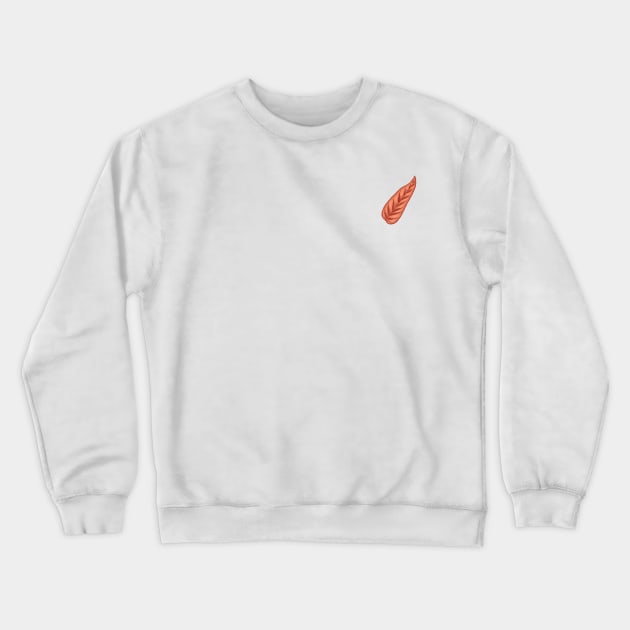 Calathea Bachemiana Leaf Crewneck Sweatshirt by Khotekmei